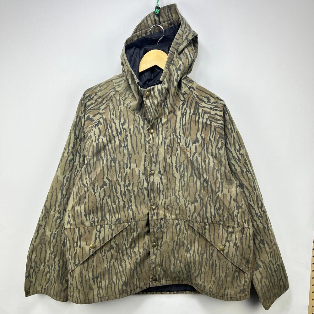 Vintage 90s Camo Tree Cabelas Goretex Shell Jacket Large